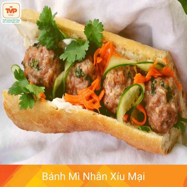 Bánh mì nhân xíu mại khiến bạn muốn quay lại thưởng thức lần nữa.